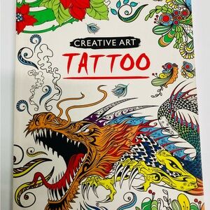 PARAGON Creative Art Tattoo Coloring Book - Multicolor